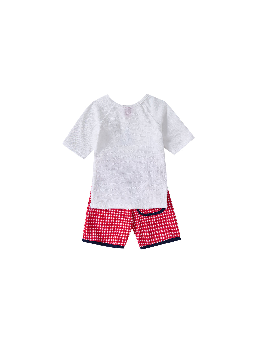 Gingham Swim Set - Red