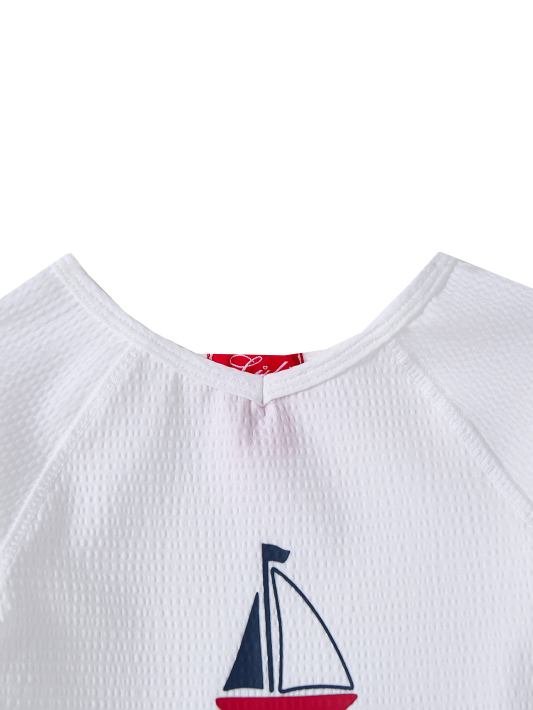 Gingham Swim Set - Red