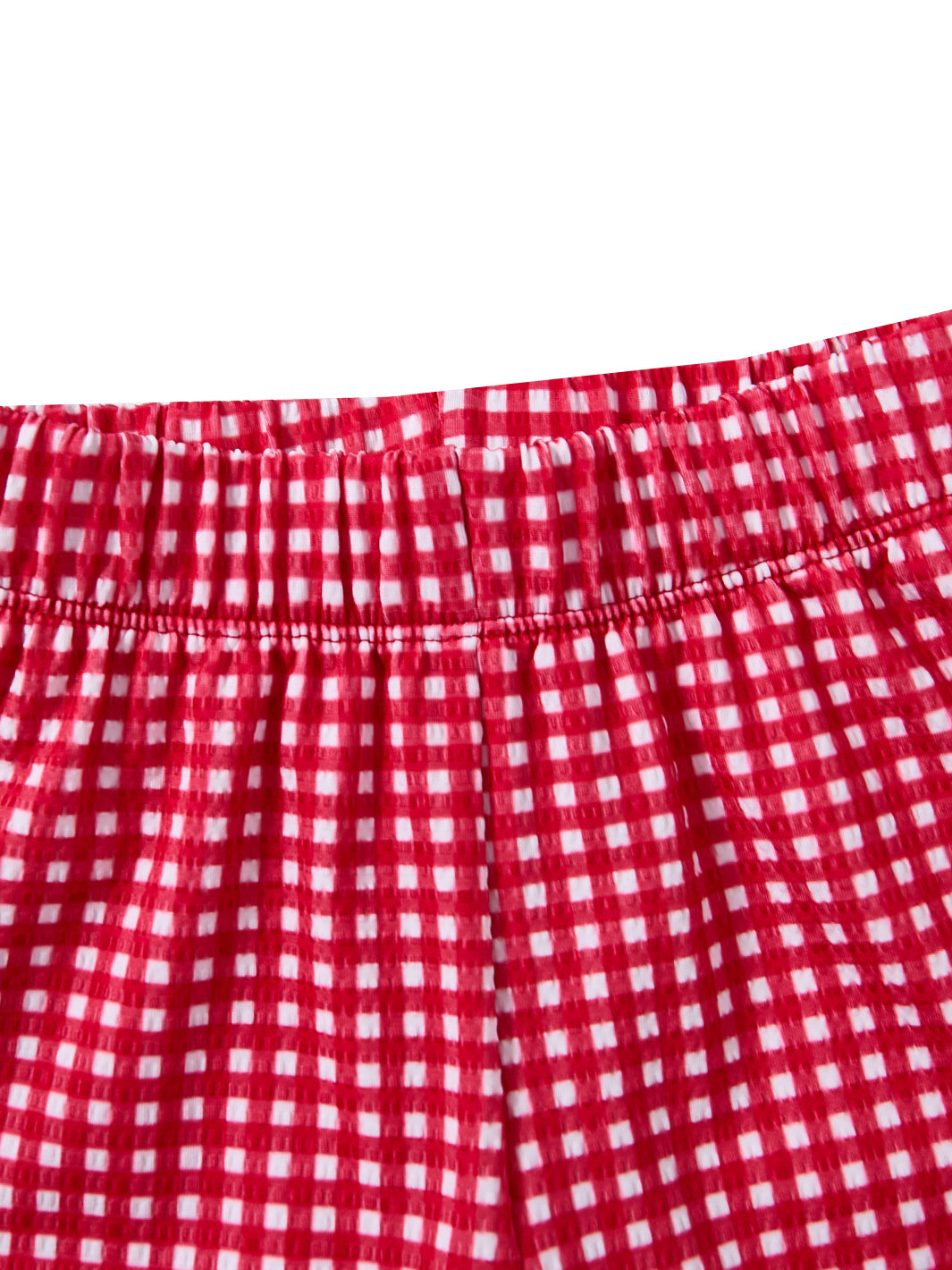 Gingham Swim Set - Red