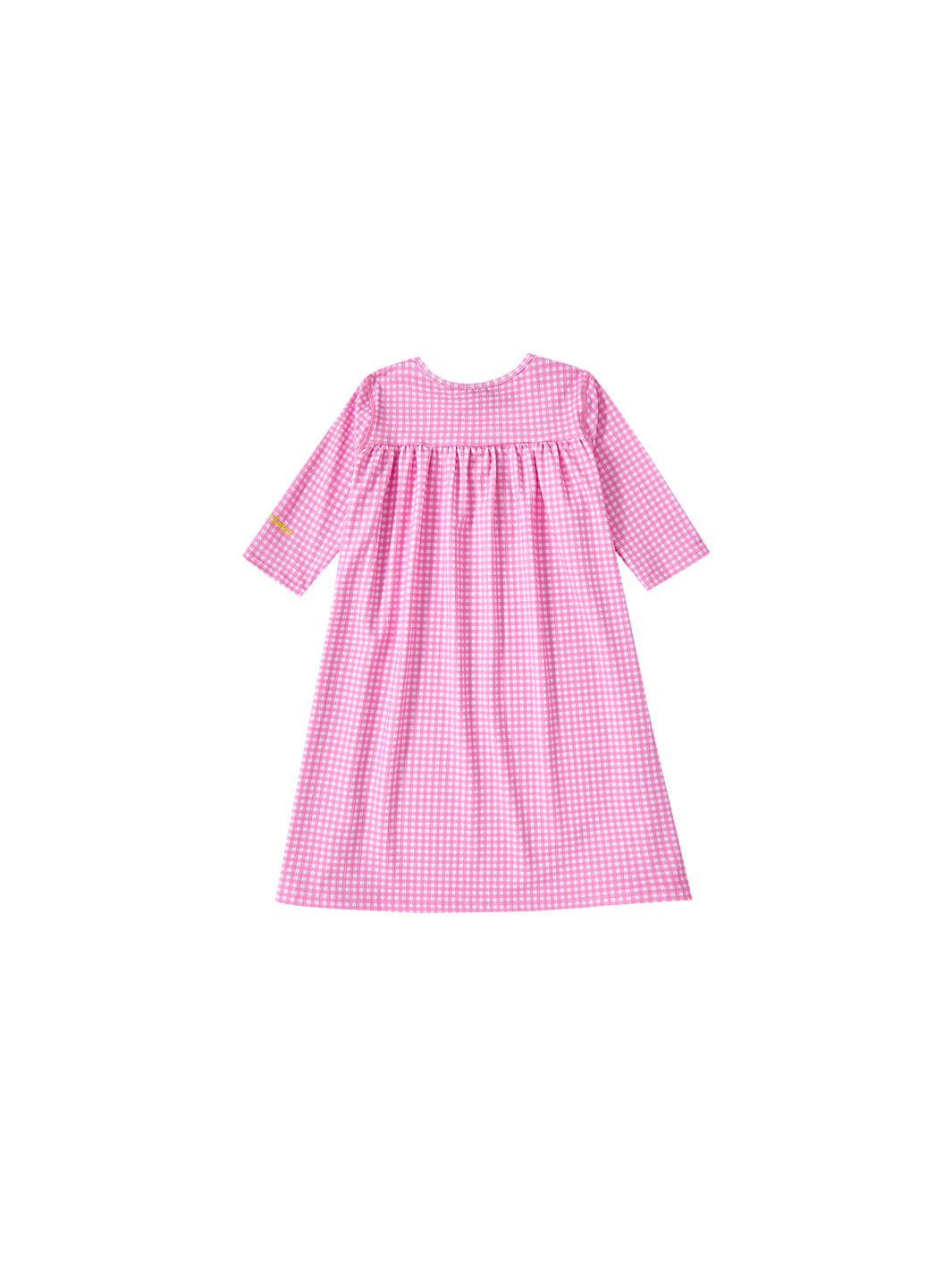 Gingham Swim Dress - Pink/White