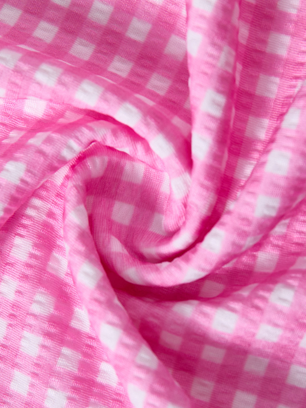 Gingham Swim Dress - Pink/White