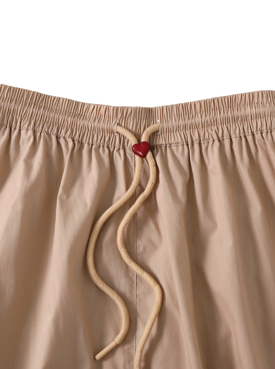 & Lu Cotton Tea Length Skirt - Beige