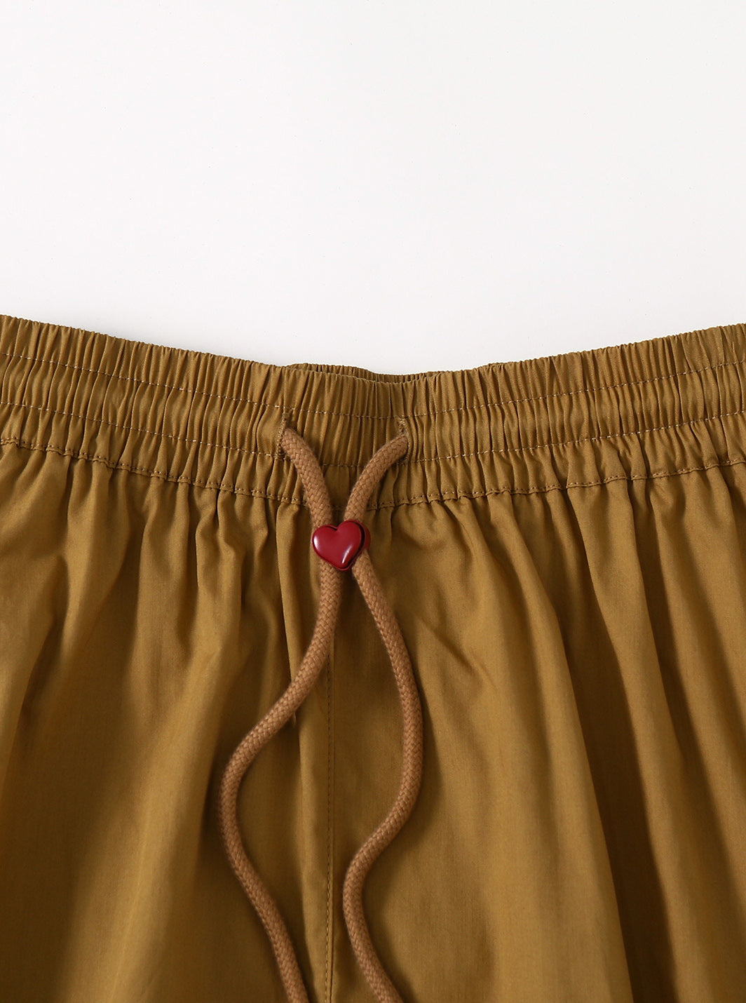 & Lu Cotton Tea Length Skirt - Khaki