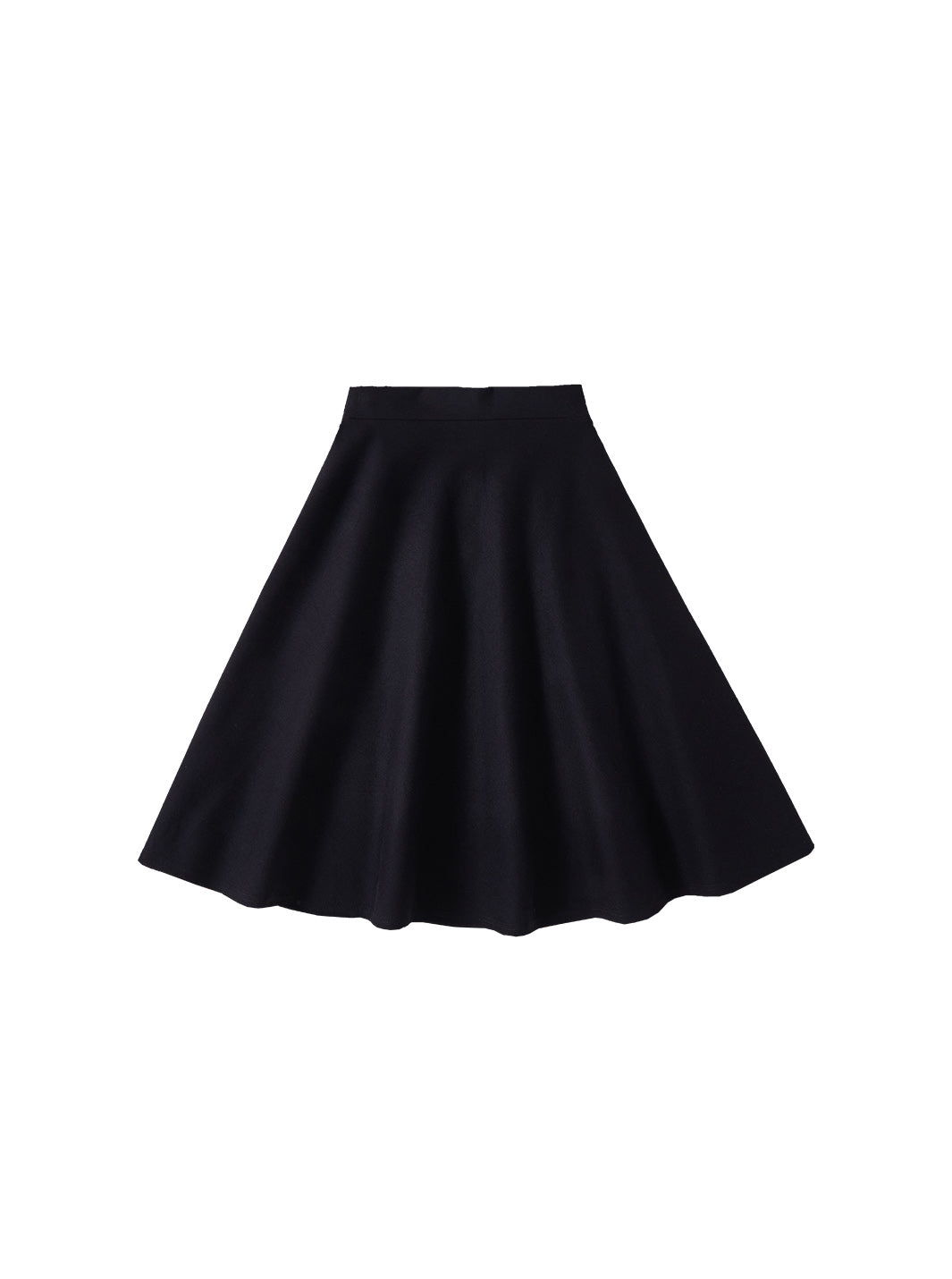 Scuba Thin Tea-length Skirt