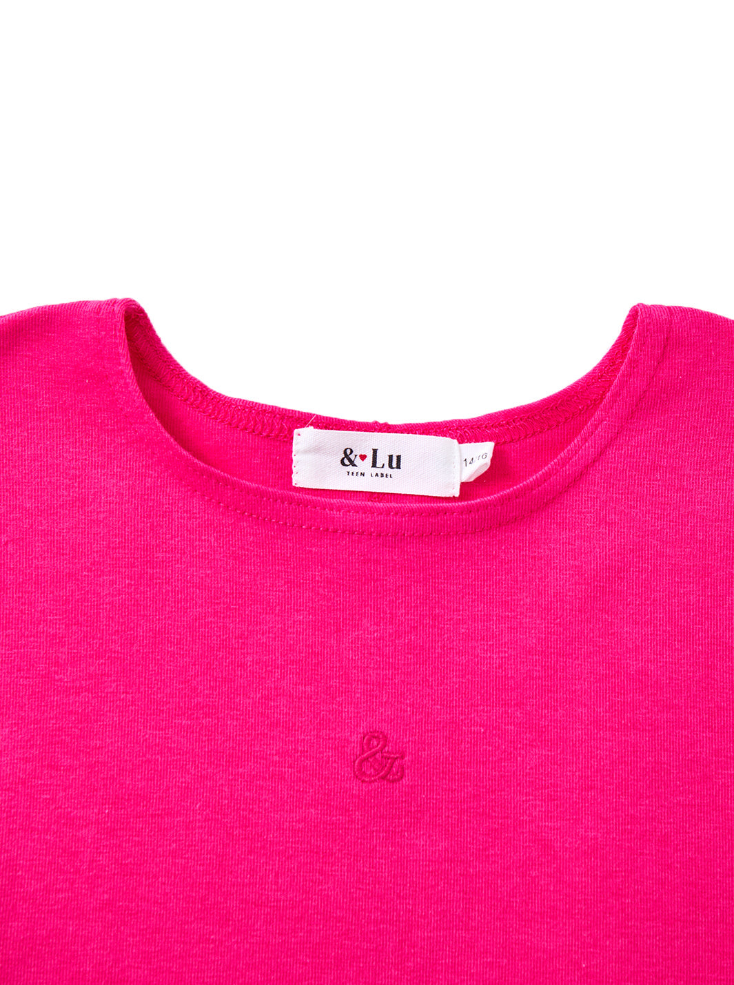 & Lu Emblem T-Shirt - Pink