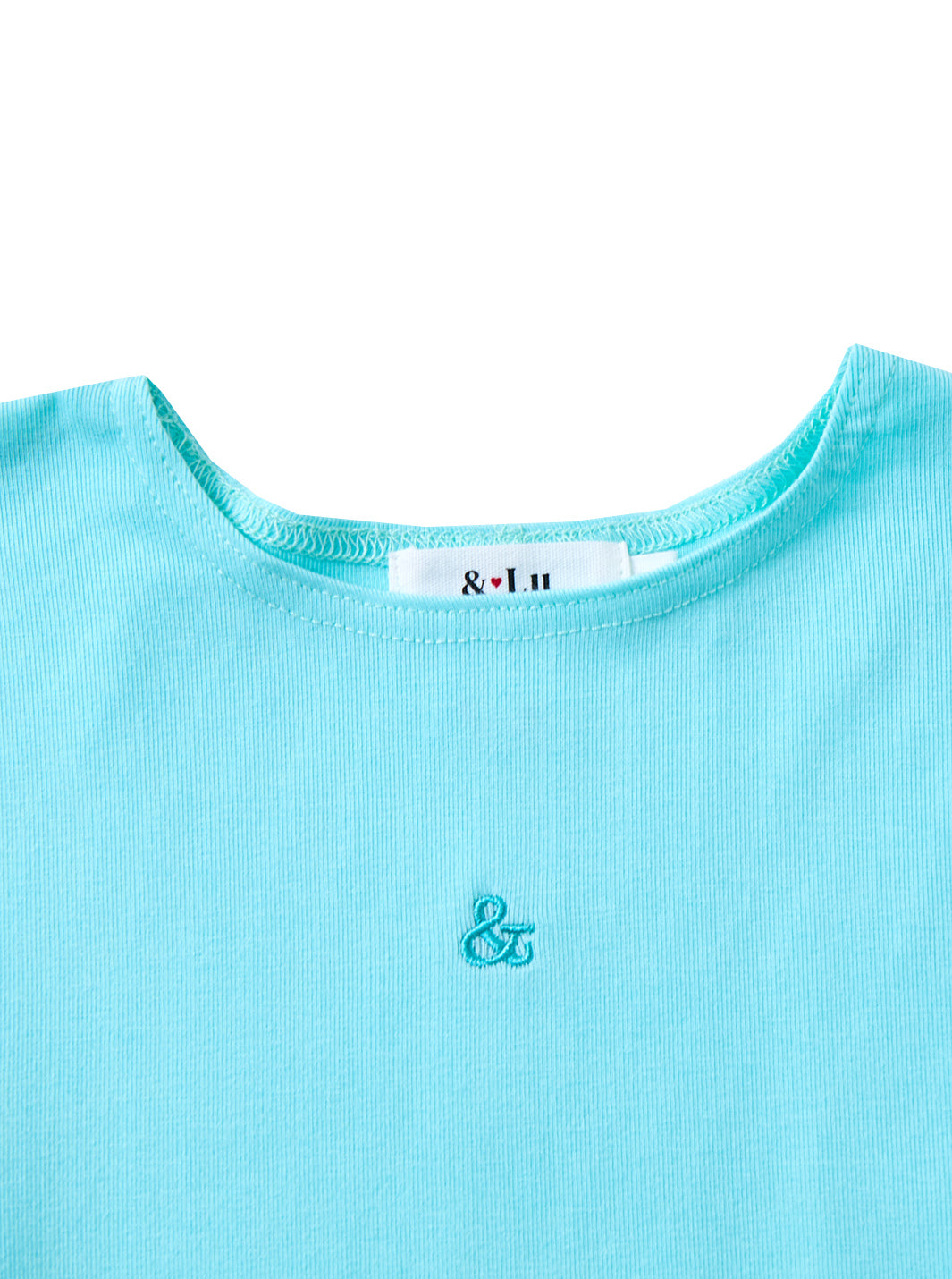 & Lu Emblem T-Shirt - Turquoise