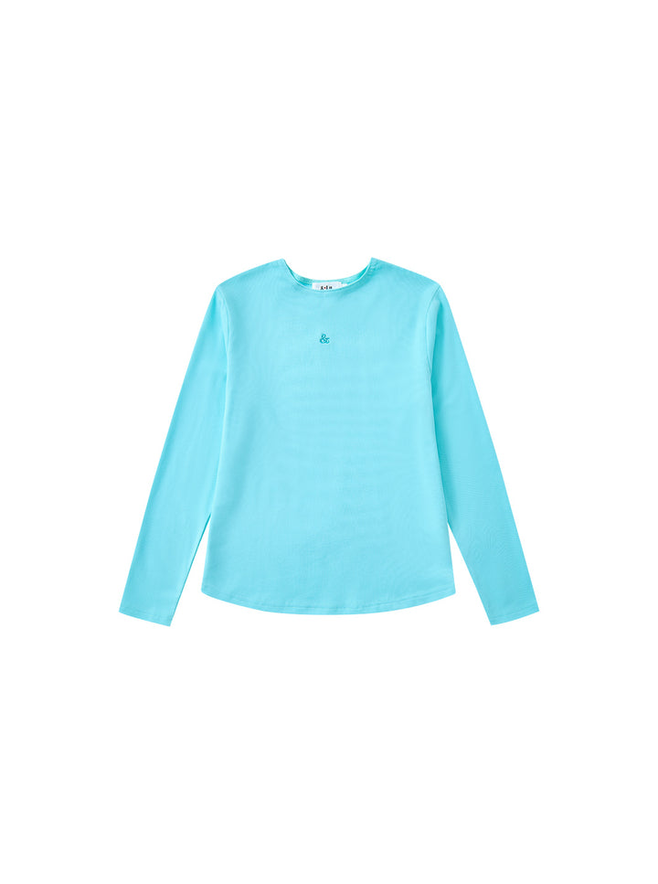 & Lu Emblem T-Shirt - Turquoise