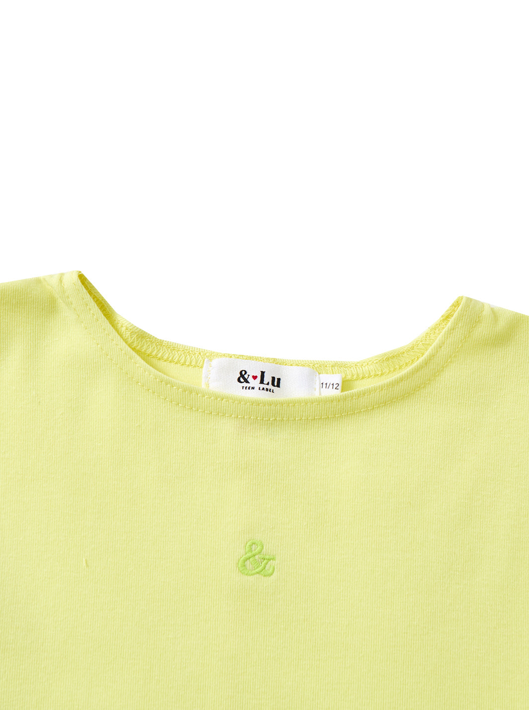 & Lu Emblem T-Shirt - Yellow
