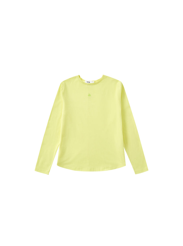 & Lu Emblem T-Shirt - Yellow