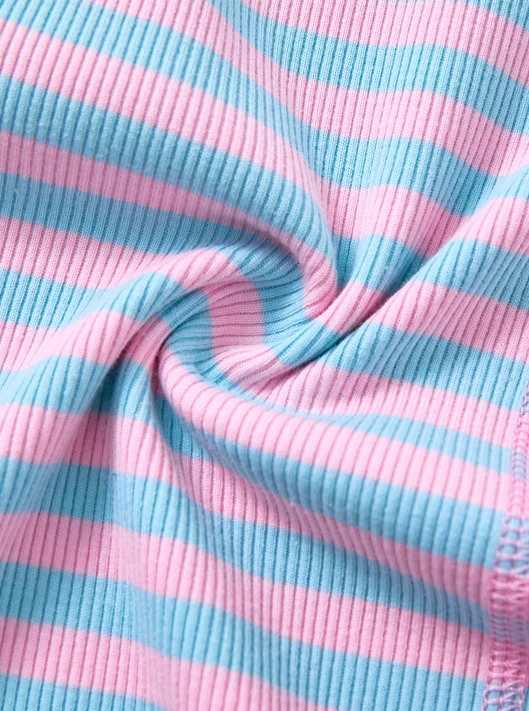 & Lu Ribbed Striped T-shirt - Pink
