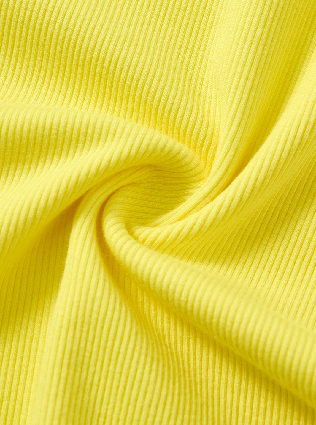 & Lu Collared Denim Crop T-Shirt - Yellow