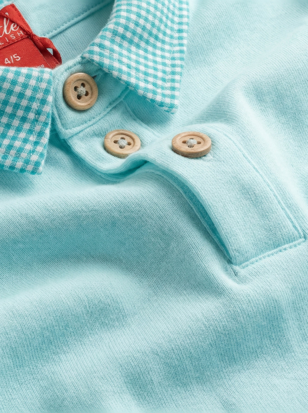 Small Gingham Short Sleeve Polo