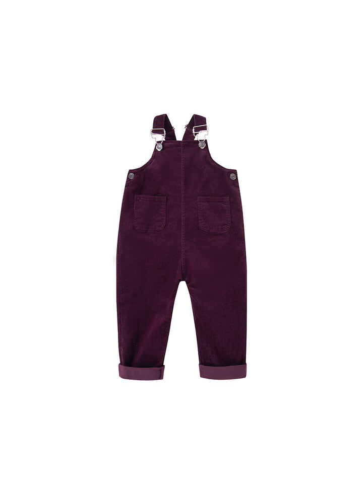 Argyle Story Overall - Plum