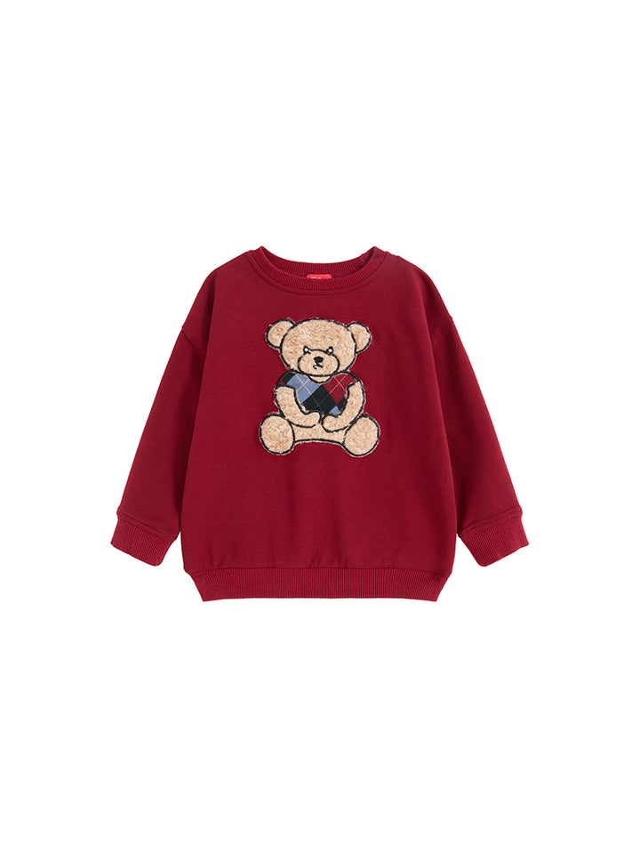 Argyle Story Top - Maroon