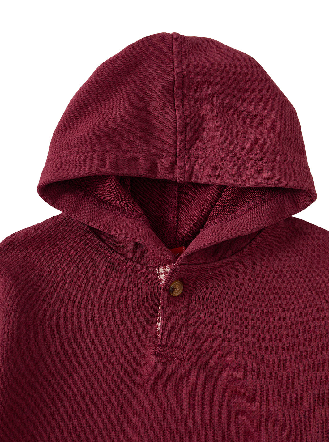 Cord & Check Set - Burgundy
