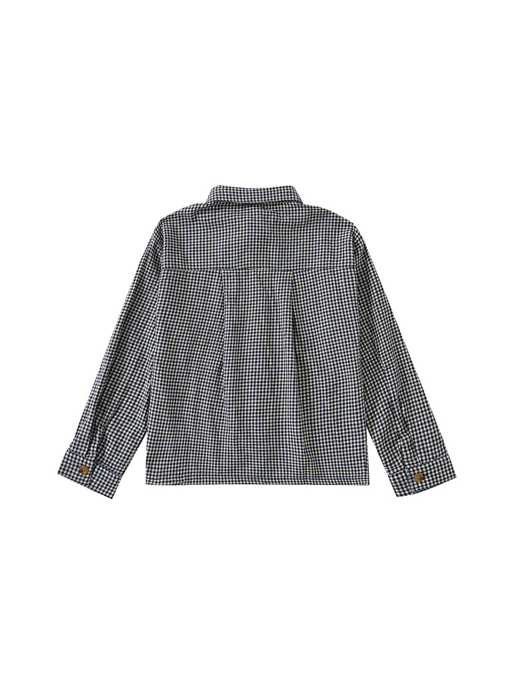 Cord & Check Shirt - Navy