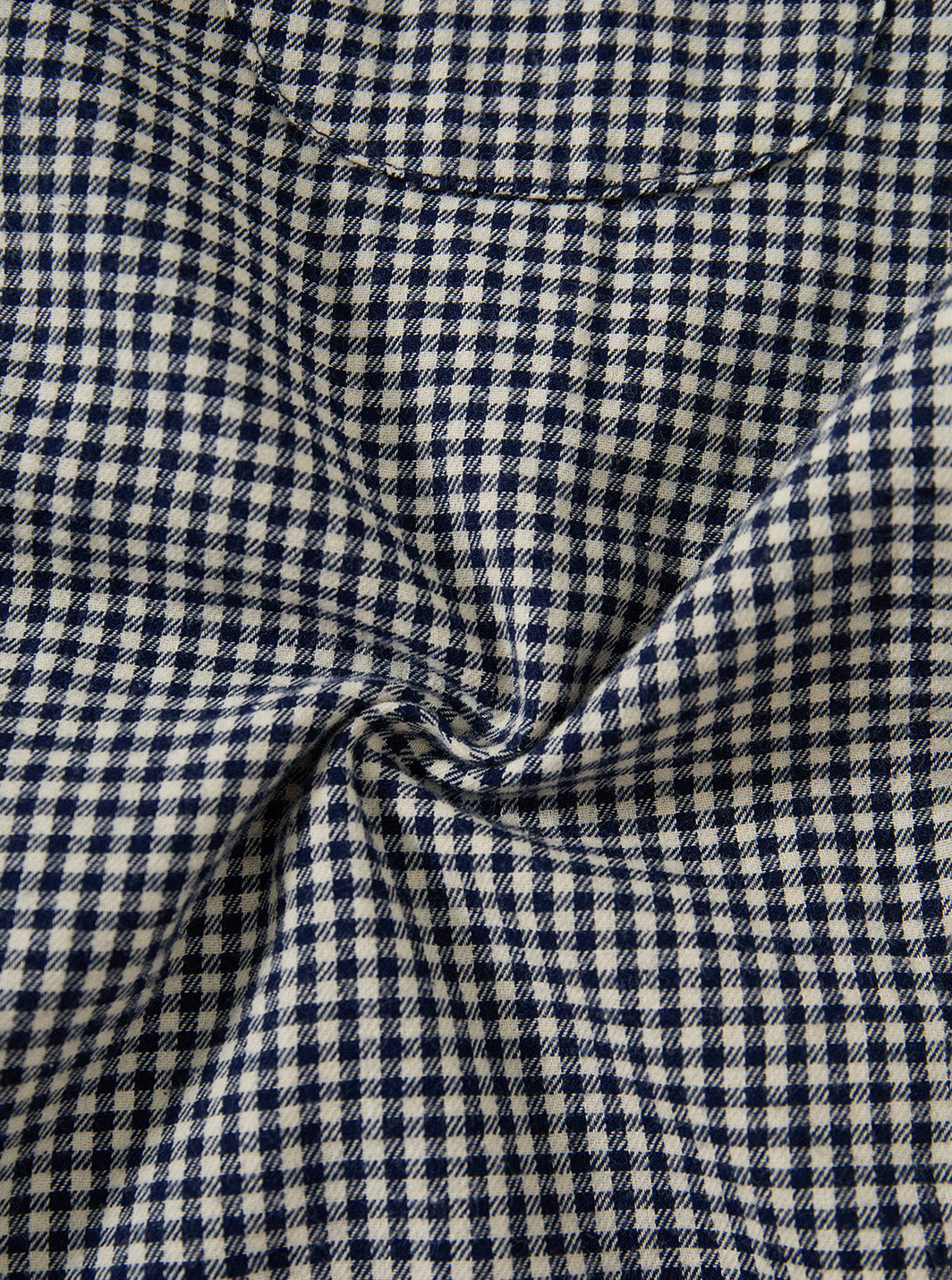 Cord & Check Shirt - Navy