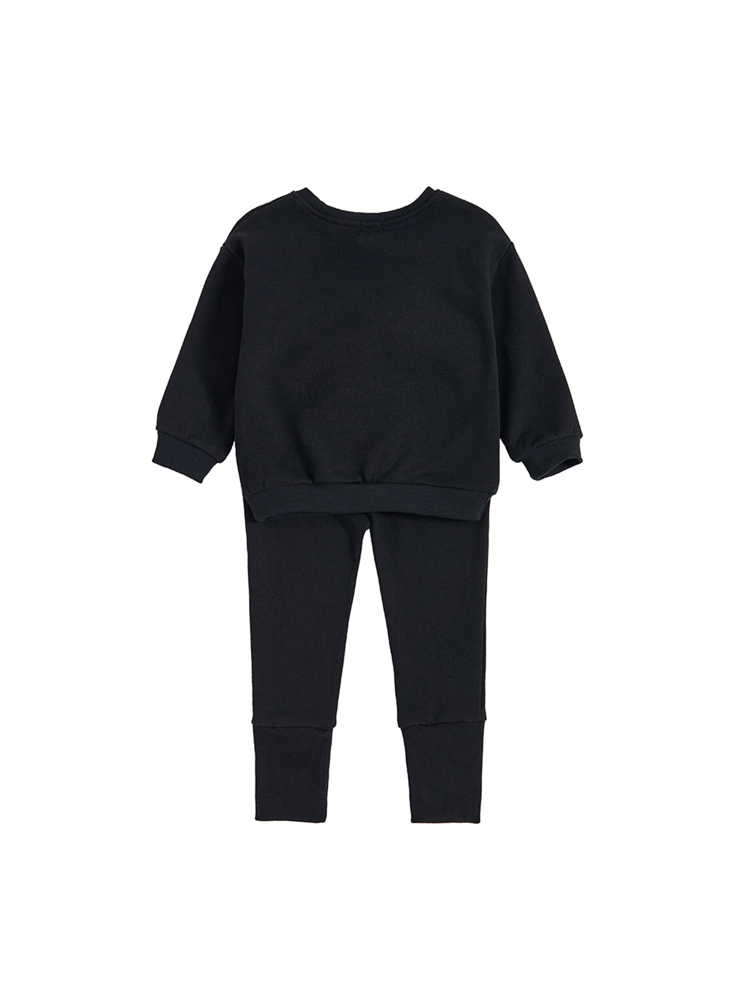 Woven Thread Baby Set - Black