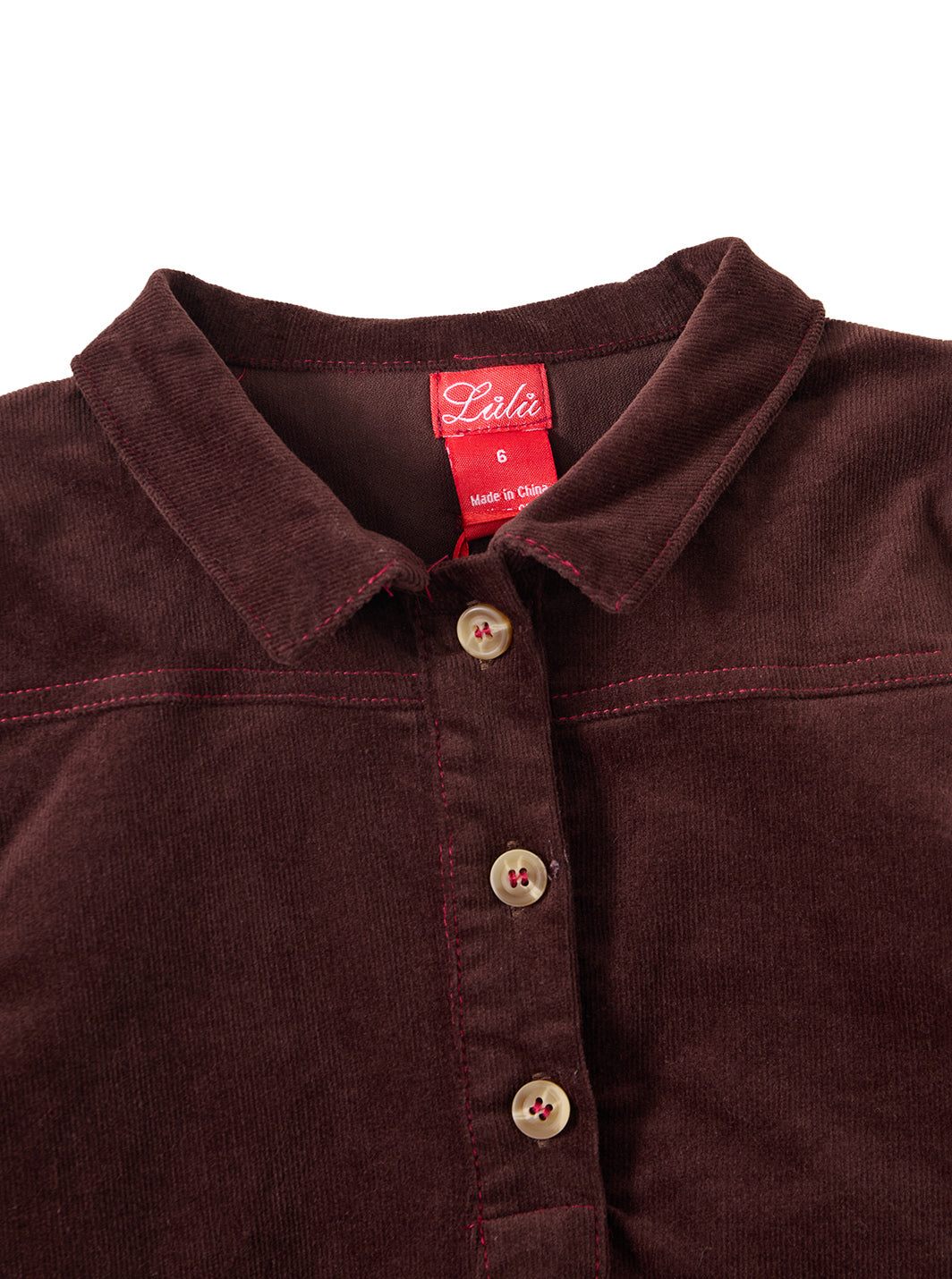 Brown Corduroy Dress
