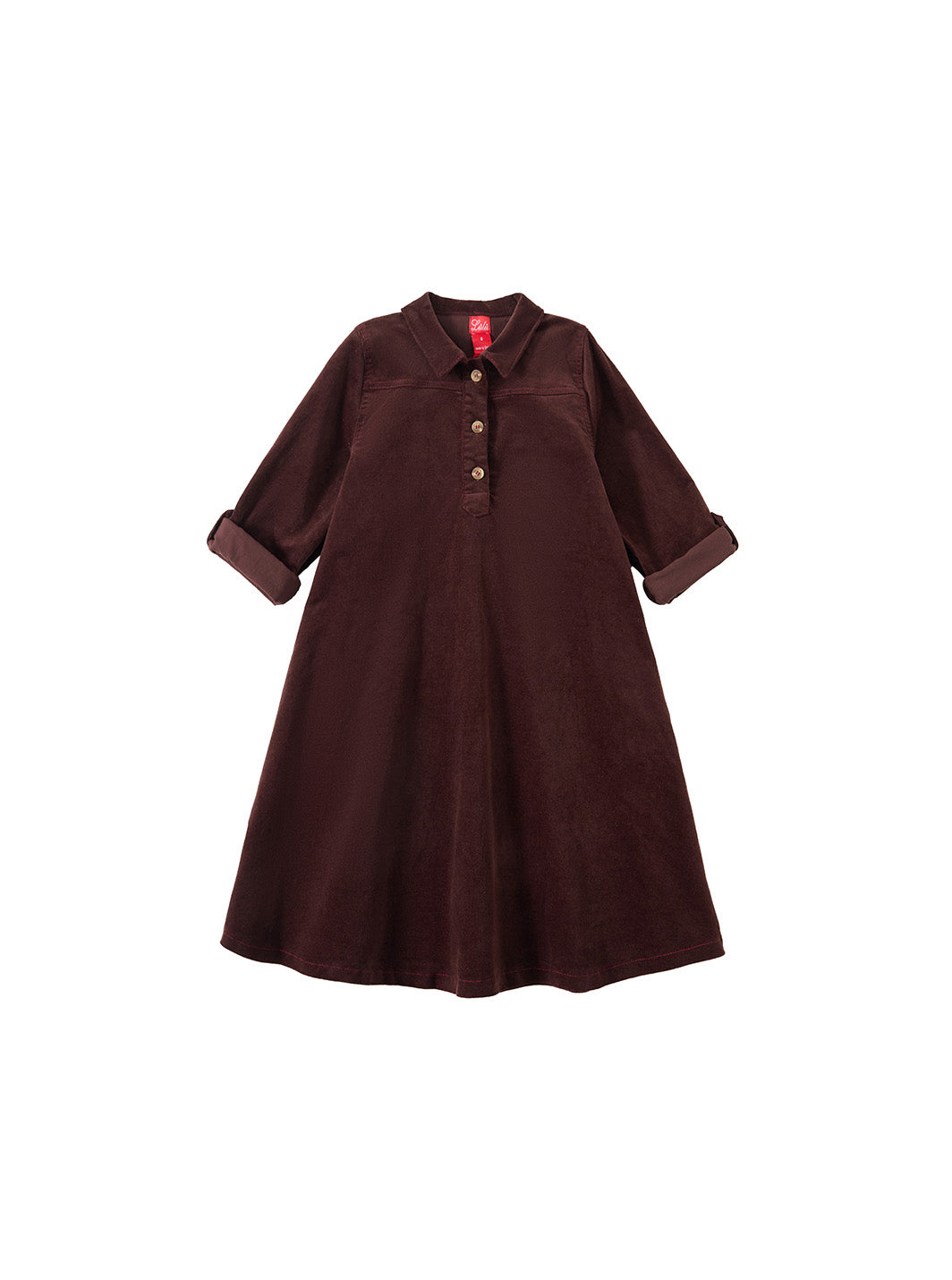 Brown Corduroy Dress