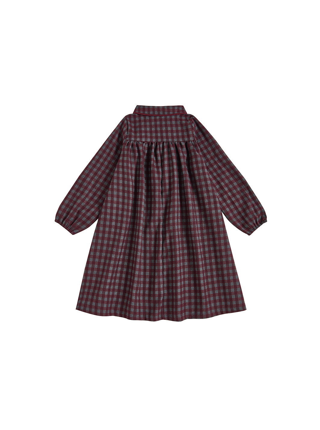Autumn Picnic Dress - Burgundy
