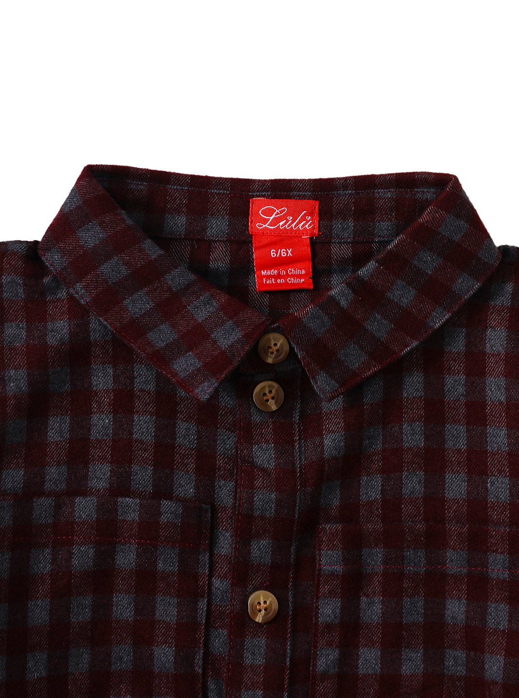 Autumn Picnic Shirt- Burgundy