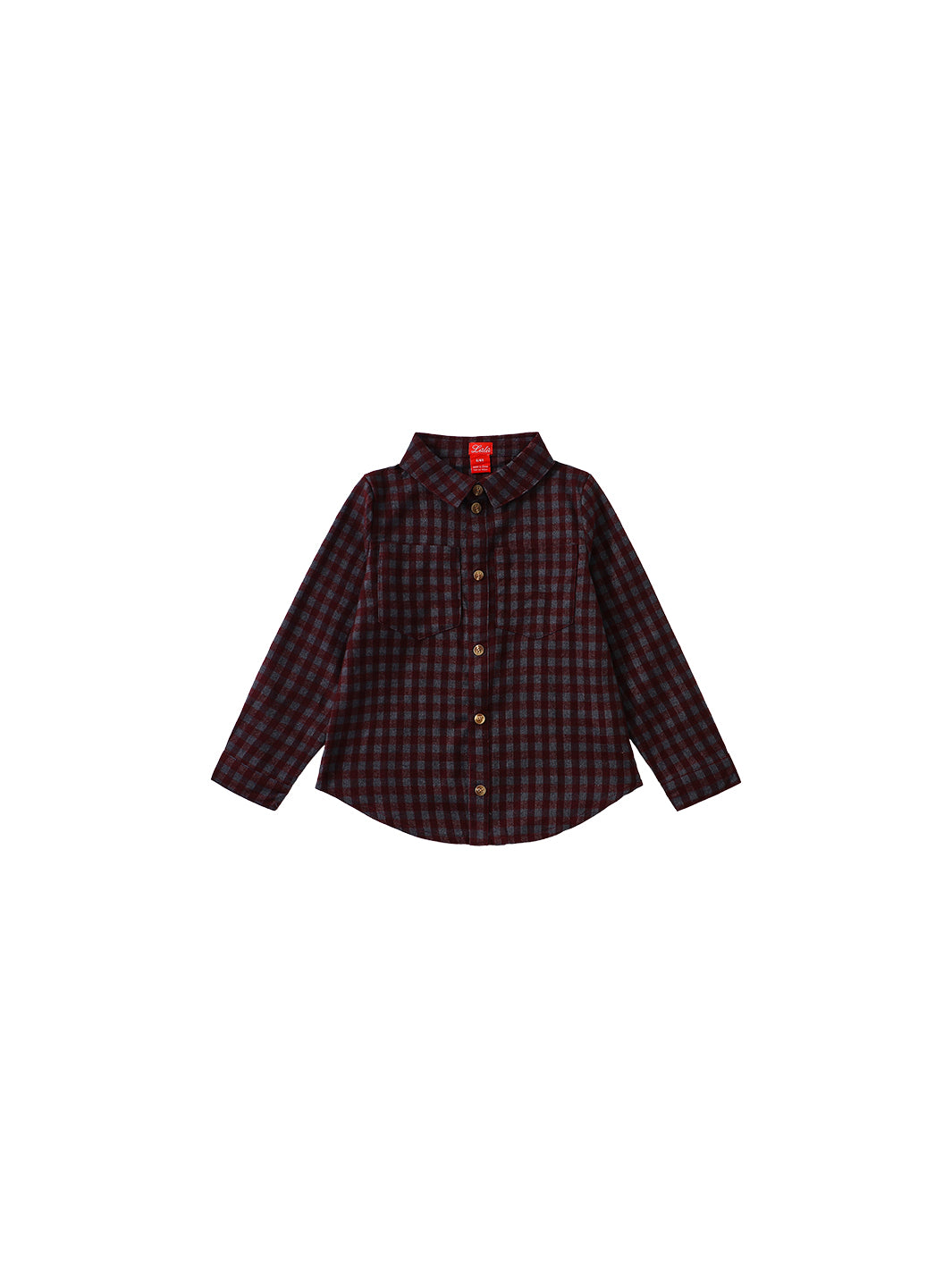 Autumn Picnic Shirt- Burgundy