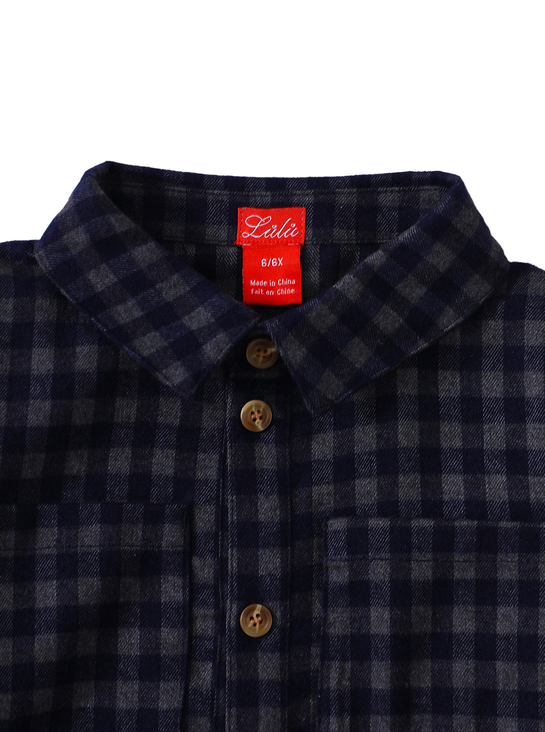 Autumn Picnic Shirt- Navy