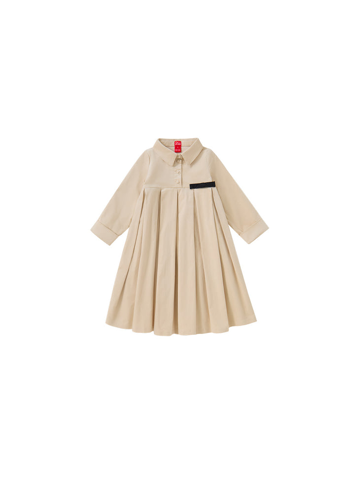 Stretch Velvet Pleated Dress