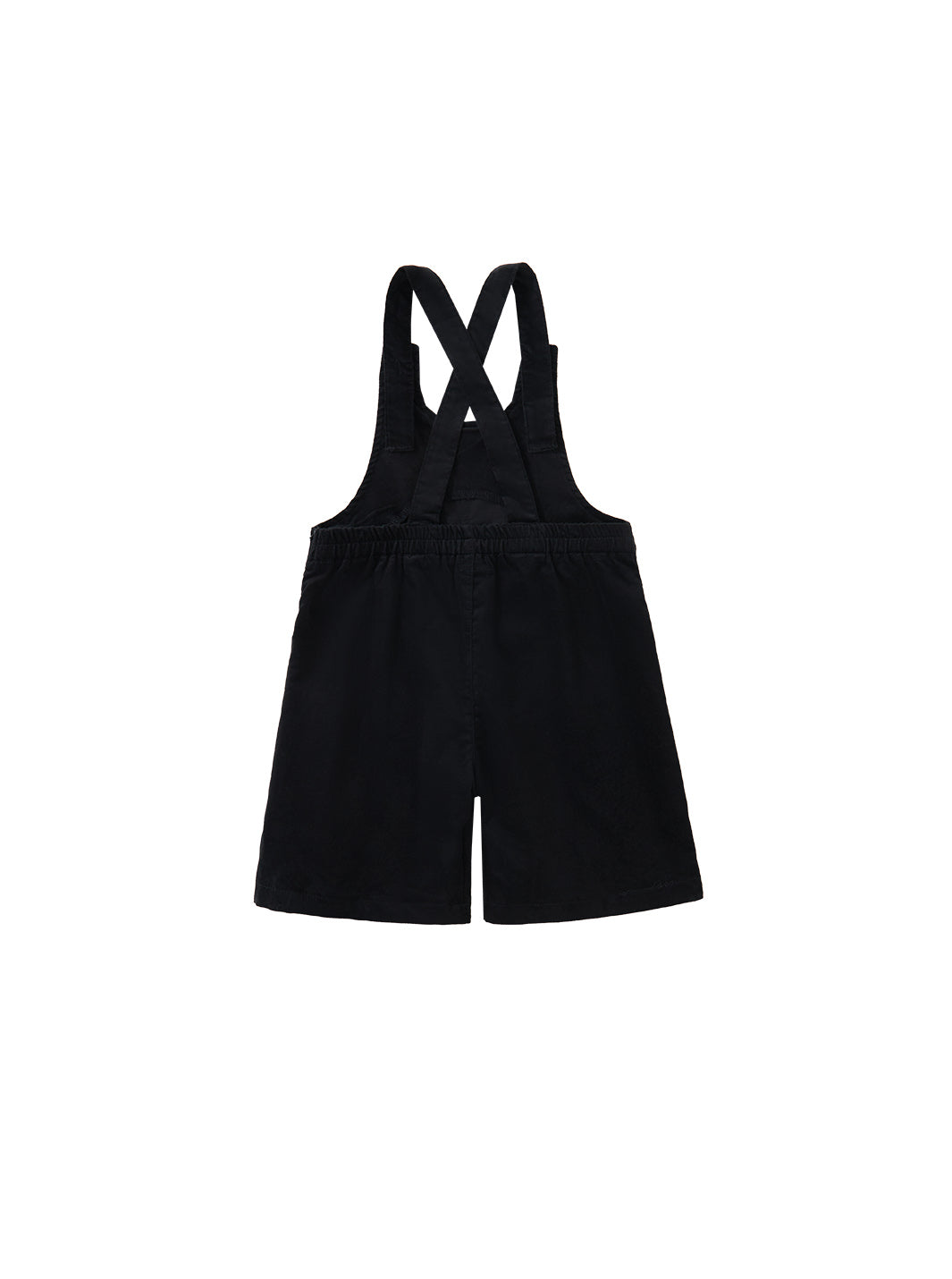 Stretch Velvet Overall - Black