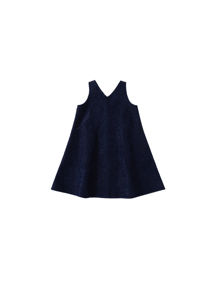 Brushed Sherpa Jumper - Navy