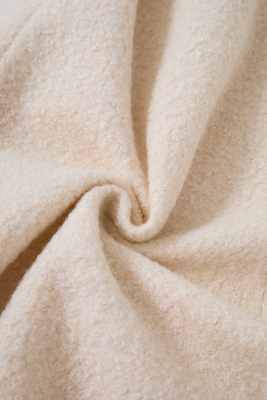 Brushed Sherpa Jumper - Off White