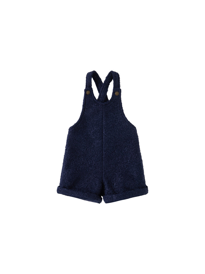 Brushed Sherpa Overall - Navy
