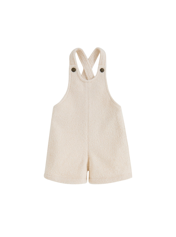Brushed Sherpa Overall - Off White