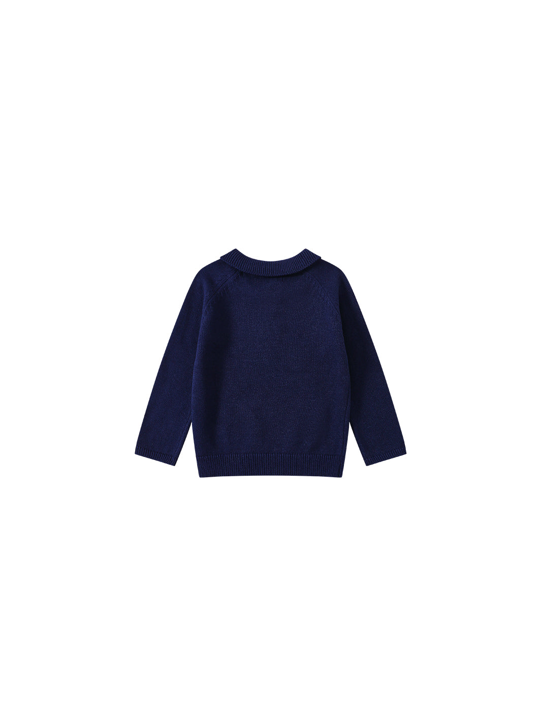 Classic Knit Emblem Sweater - Blue