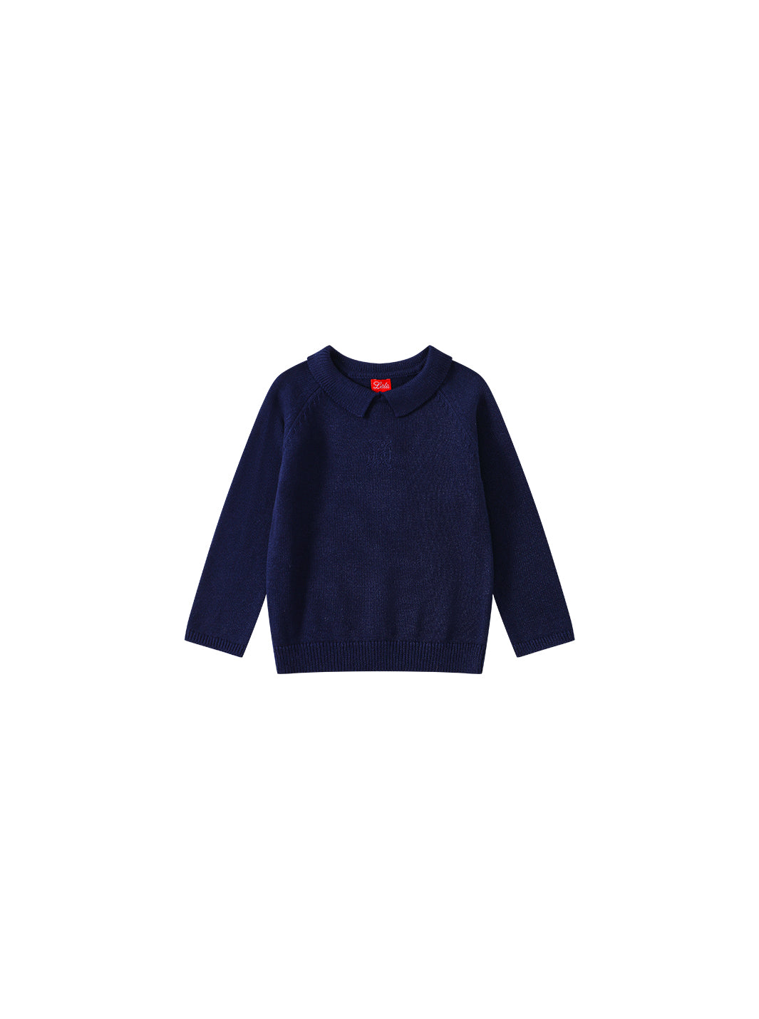 Classic Knit Emblem Sweater - Blue
