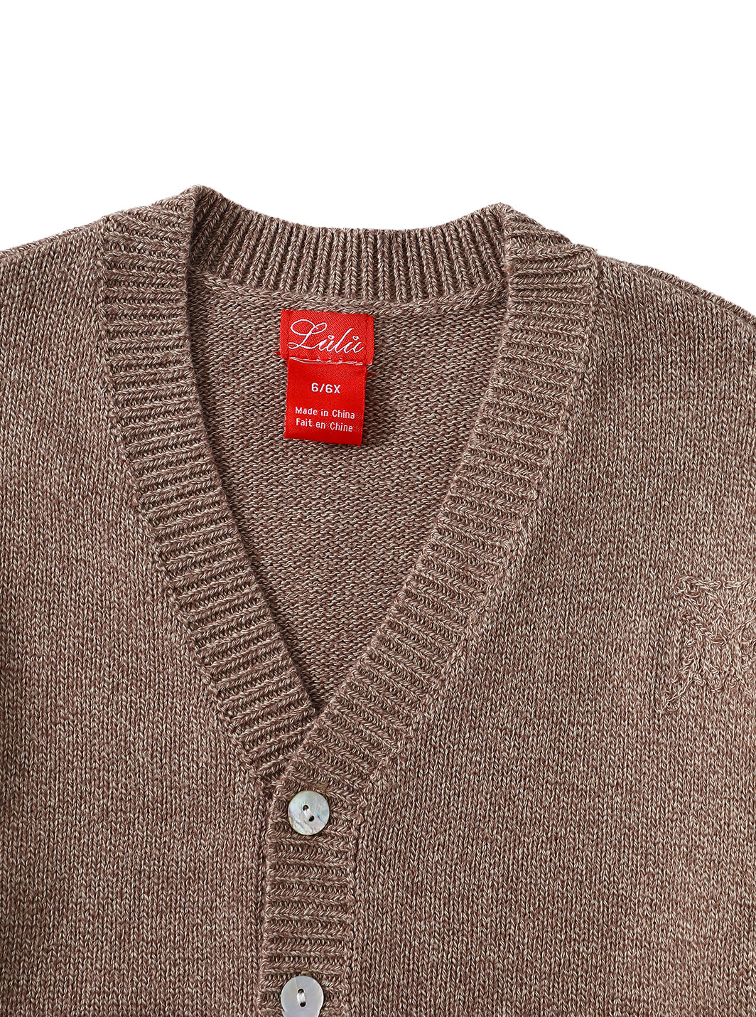 Classic Knit Emblem Cardigan