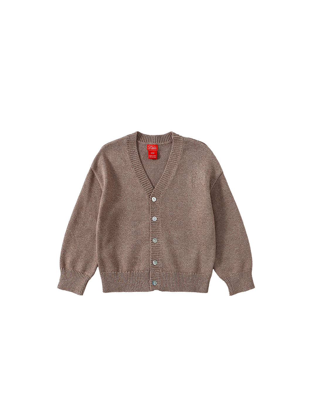 Classic Knit Emblem Cardigan