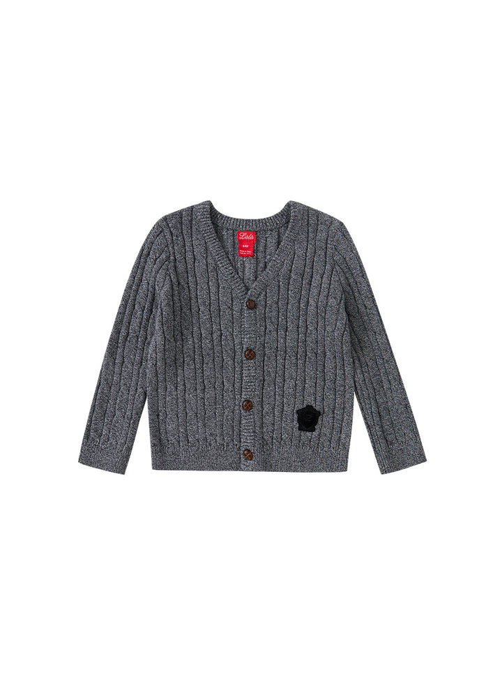 Midnight Crest Cardigan