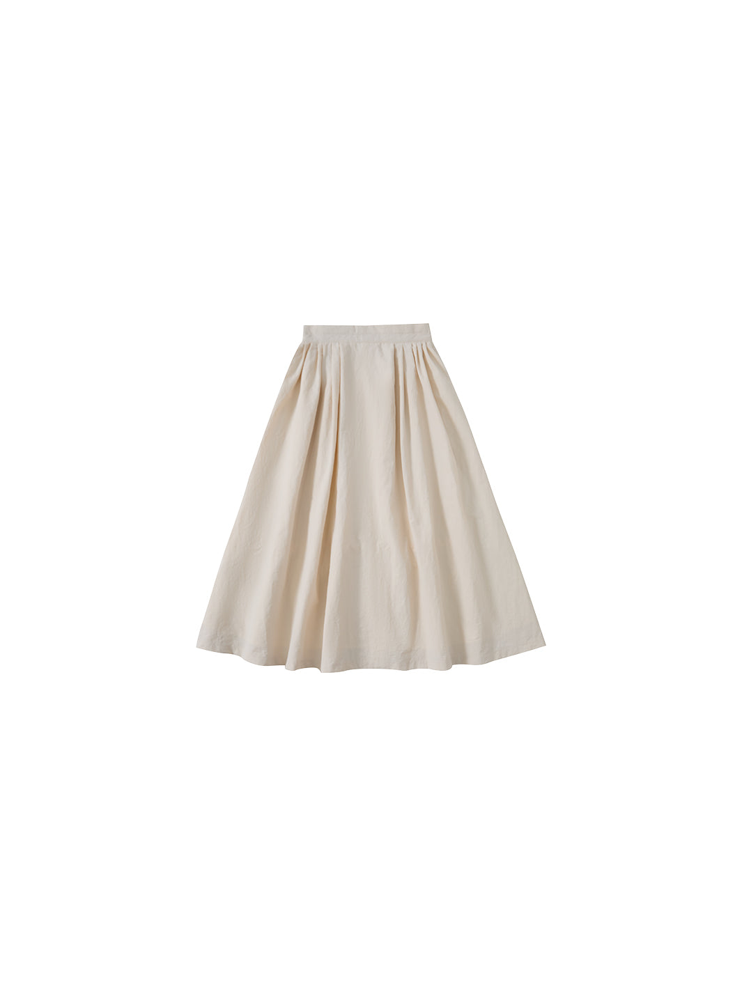 Pretty Poise Tea-length Skirt - Off White
