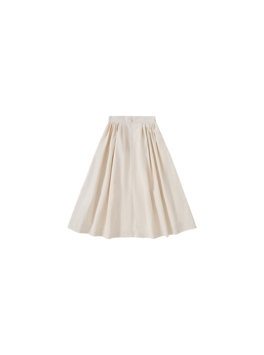 Pretty Poise Tea-length Skirt - Off White