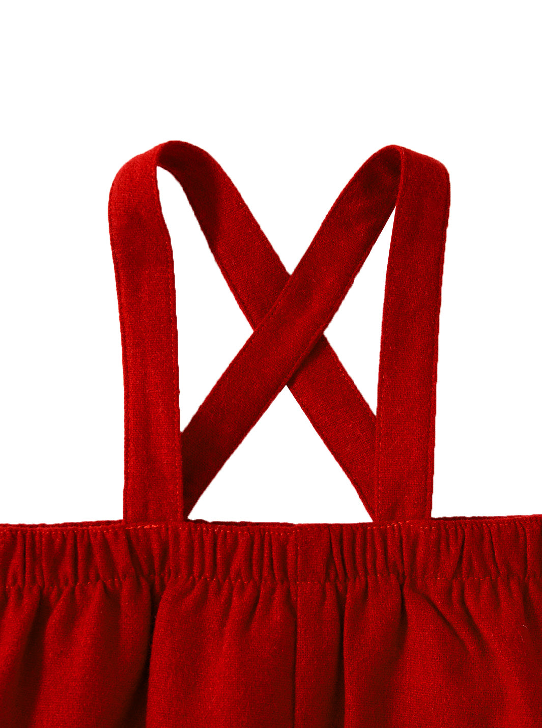 Brushed Overall - Red