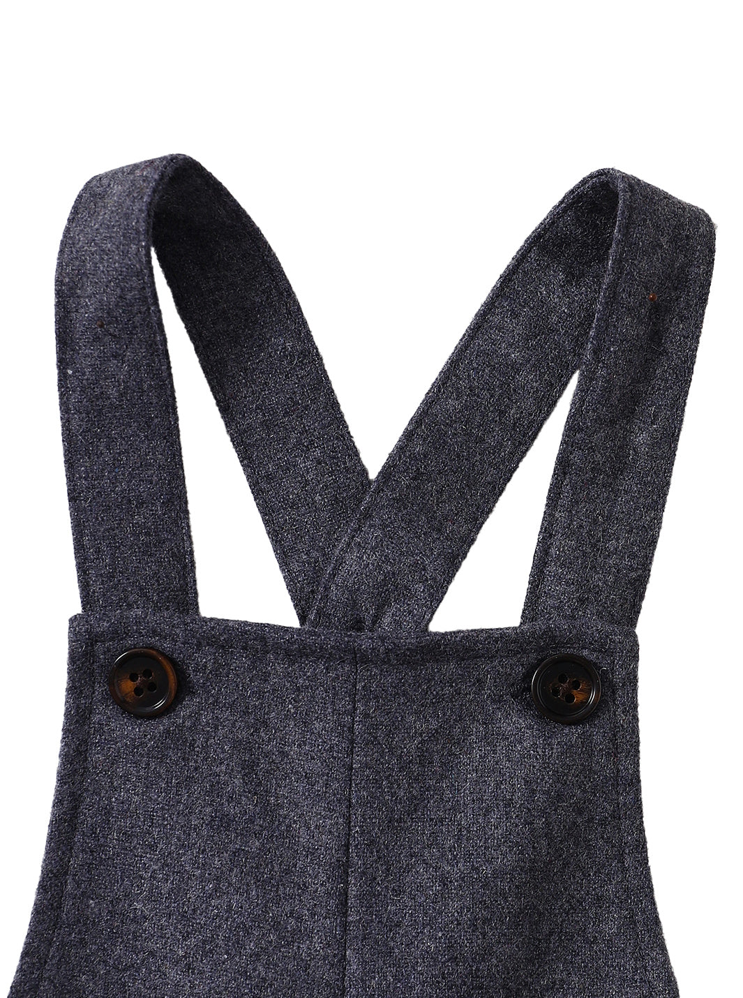 Brushed Short Overall - Grey