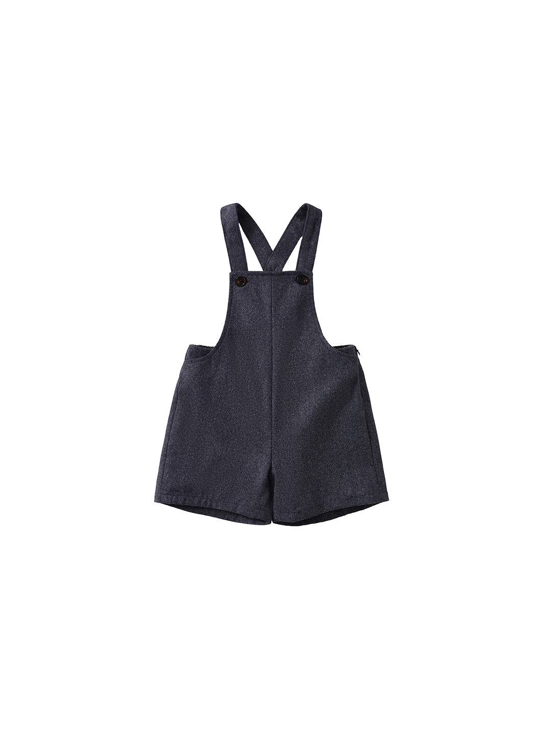 Brushed Short Overall - Grey