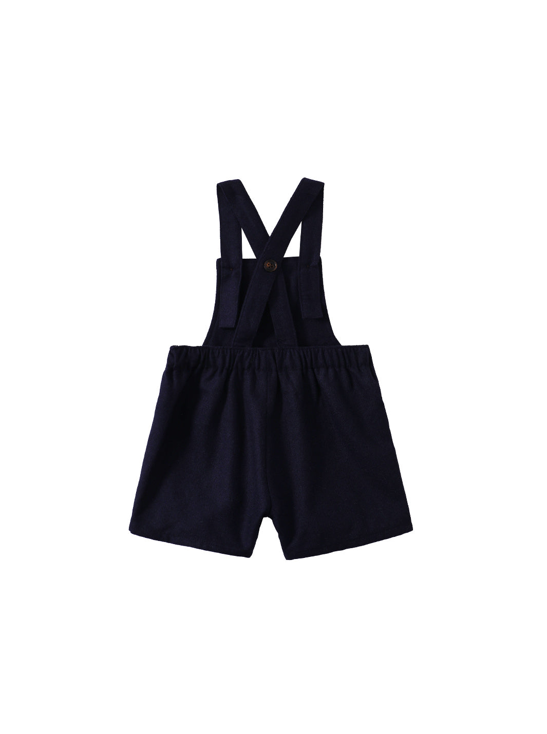 Brushed Short Overall - Navy
