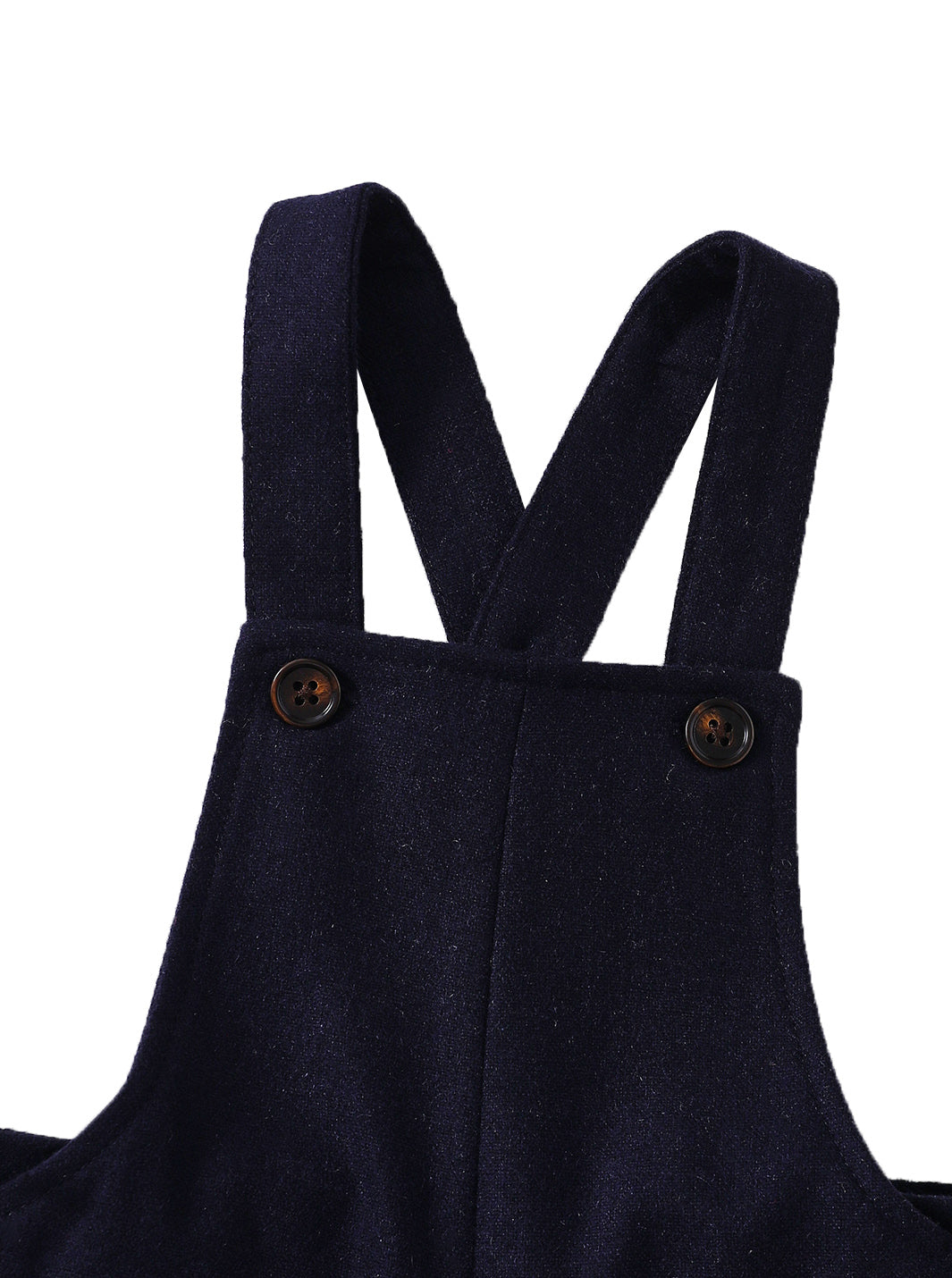 Brushed Short Overall - Navy