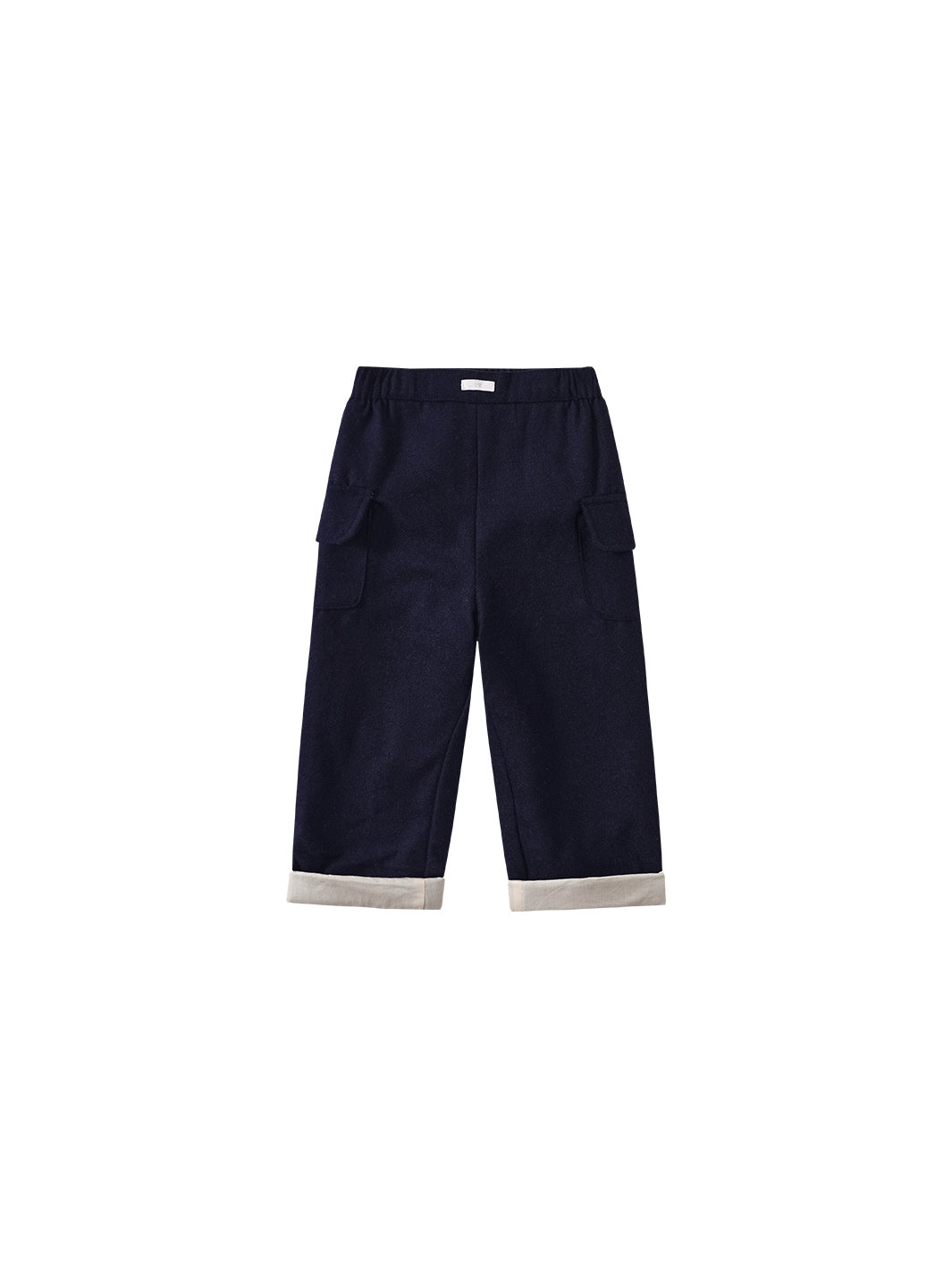 Brushed Long Pants - Navy