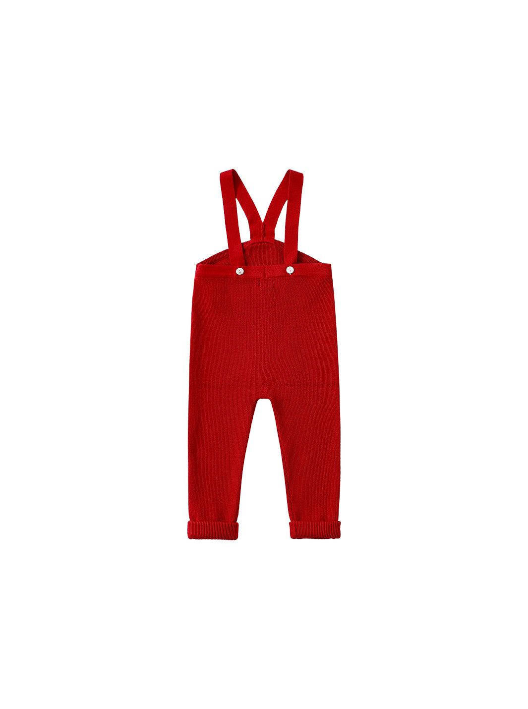 Belle Knit Overall - Cherry Pink