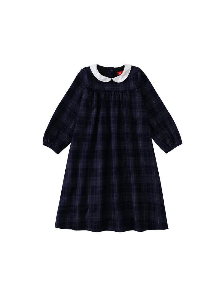 Autumn Note Dress - Navy