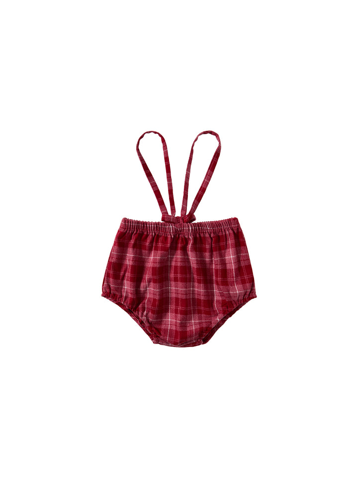 Autumn Note Romper - Berry